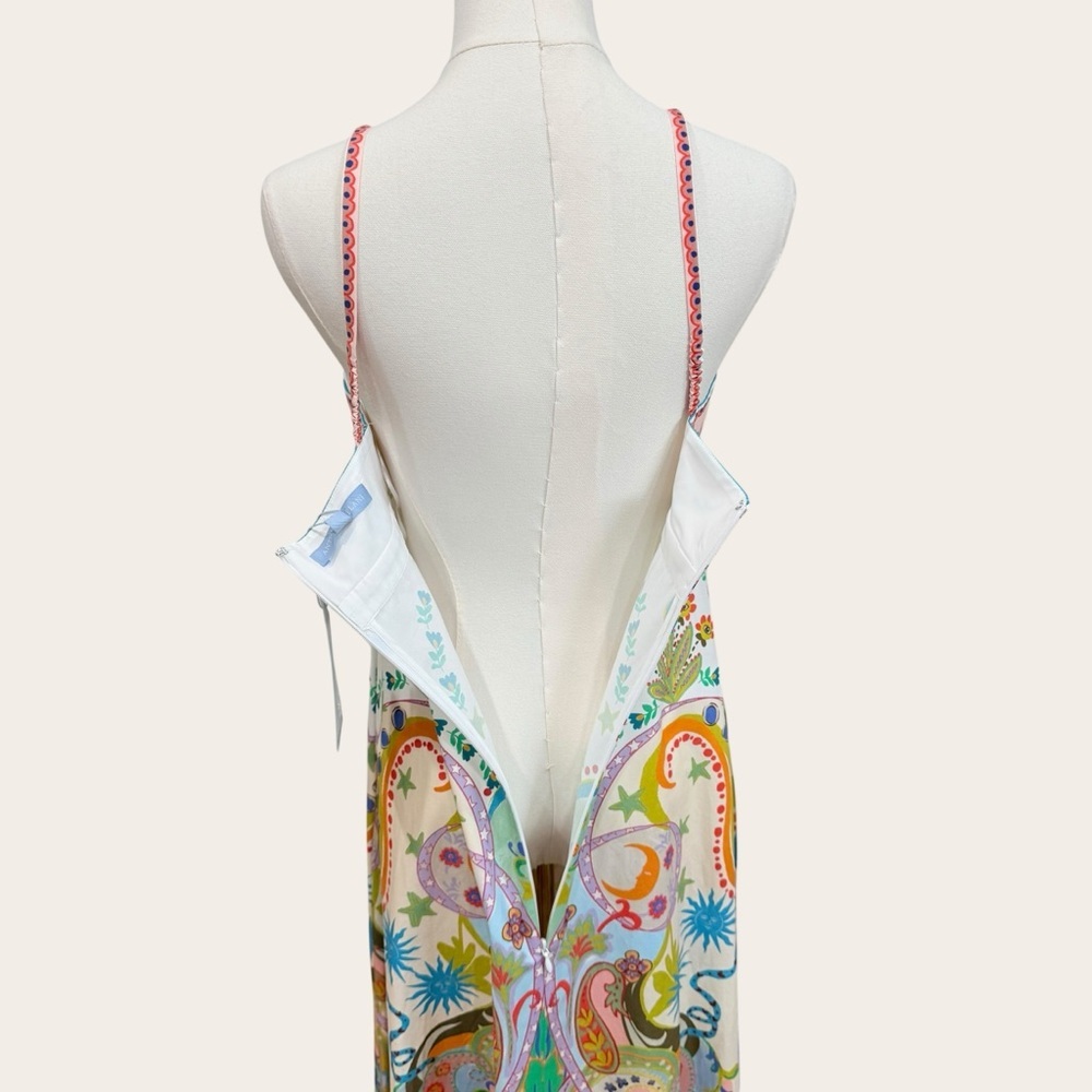 Antonio Melani Anne Celestial Print Square Neck Sleeveless A-Line Maxi Dress NWT - Picture 14 of 15